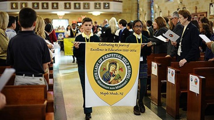 Diocesan school communities come together with Bishop to celebrate their Catholic faith