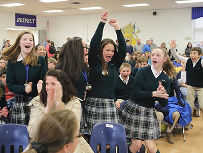 Catholic school students excel in Scholastic Olympics