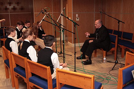 Bishop, St. Paul students record Rosary CD