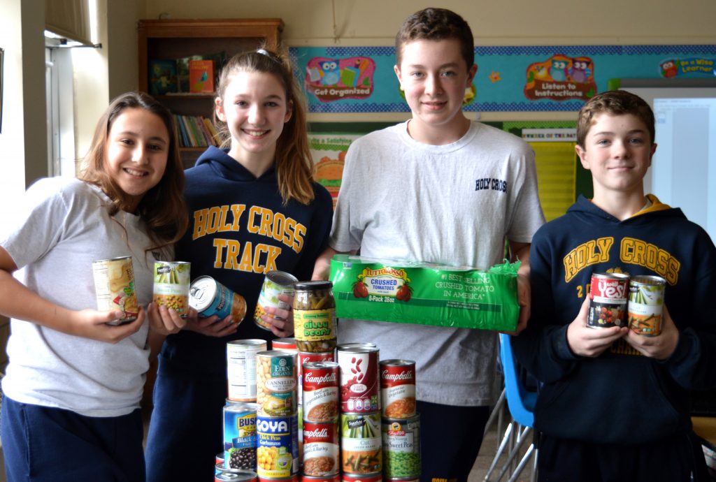 Holy Cross School helps feed area's hungry, youngsters through fundraiser