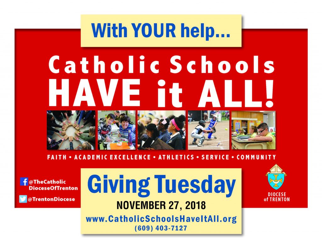 Catholic education to benefit from #GivingTuesday