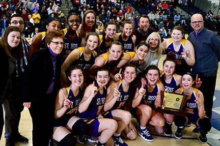 St. Rose girls basketball rallies past IHA for second straight Non-Public A title
