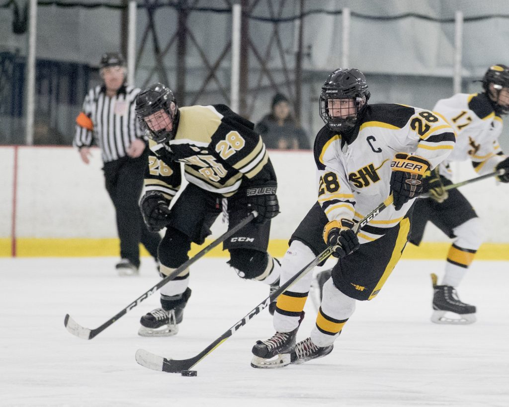 St. John Vianney ice hockey coach Mick Messemer is not far off on his assessment of senior center John Gutt. “He’s the type of kid who seems like he learned to play hockey and skate before he learned to walk,” Messemer said.