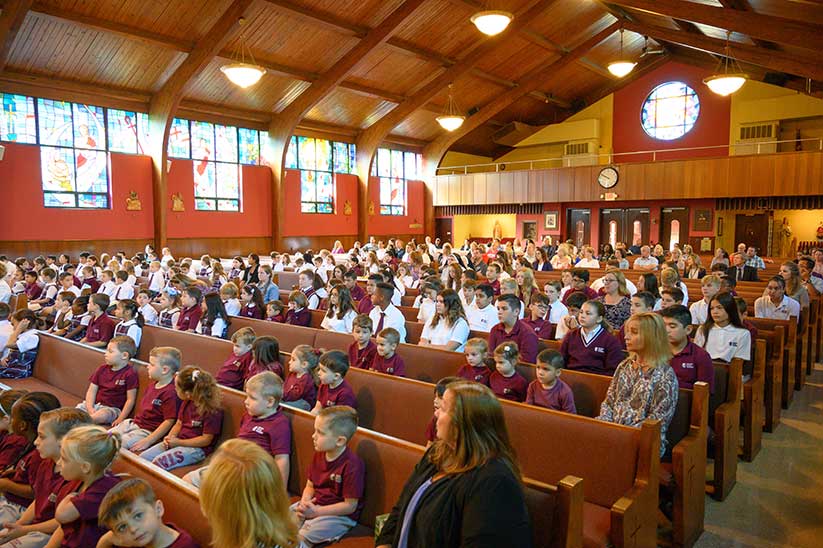New Mother Seton Academy receives blessing from Bishop