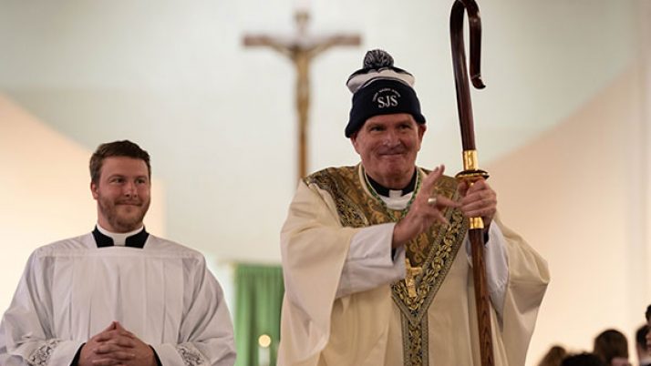 St. Jerome kicks off Catholic Schools Week with visit from Bishop O’Connell