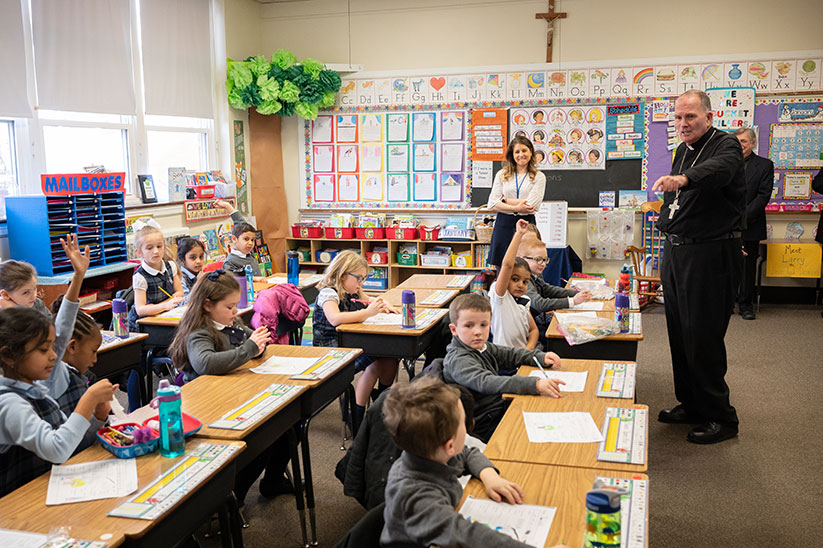 Mount Holly school celebrates Catholic education with Bishop O’Connell