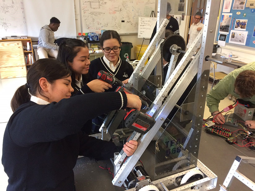 TCA high school students find personal growth in robotics team